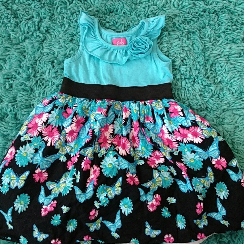 Girls butterfly dress 4T